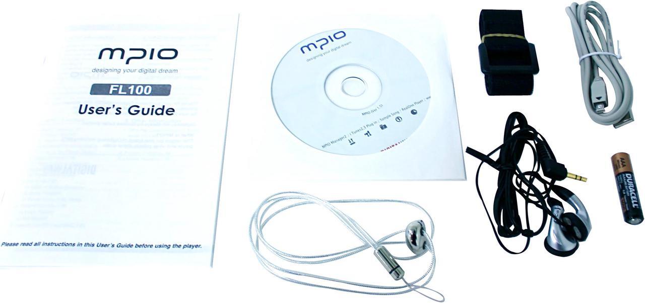 Alt view image 5 of 7 - mpio White 256MB MP3 Player FL-100