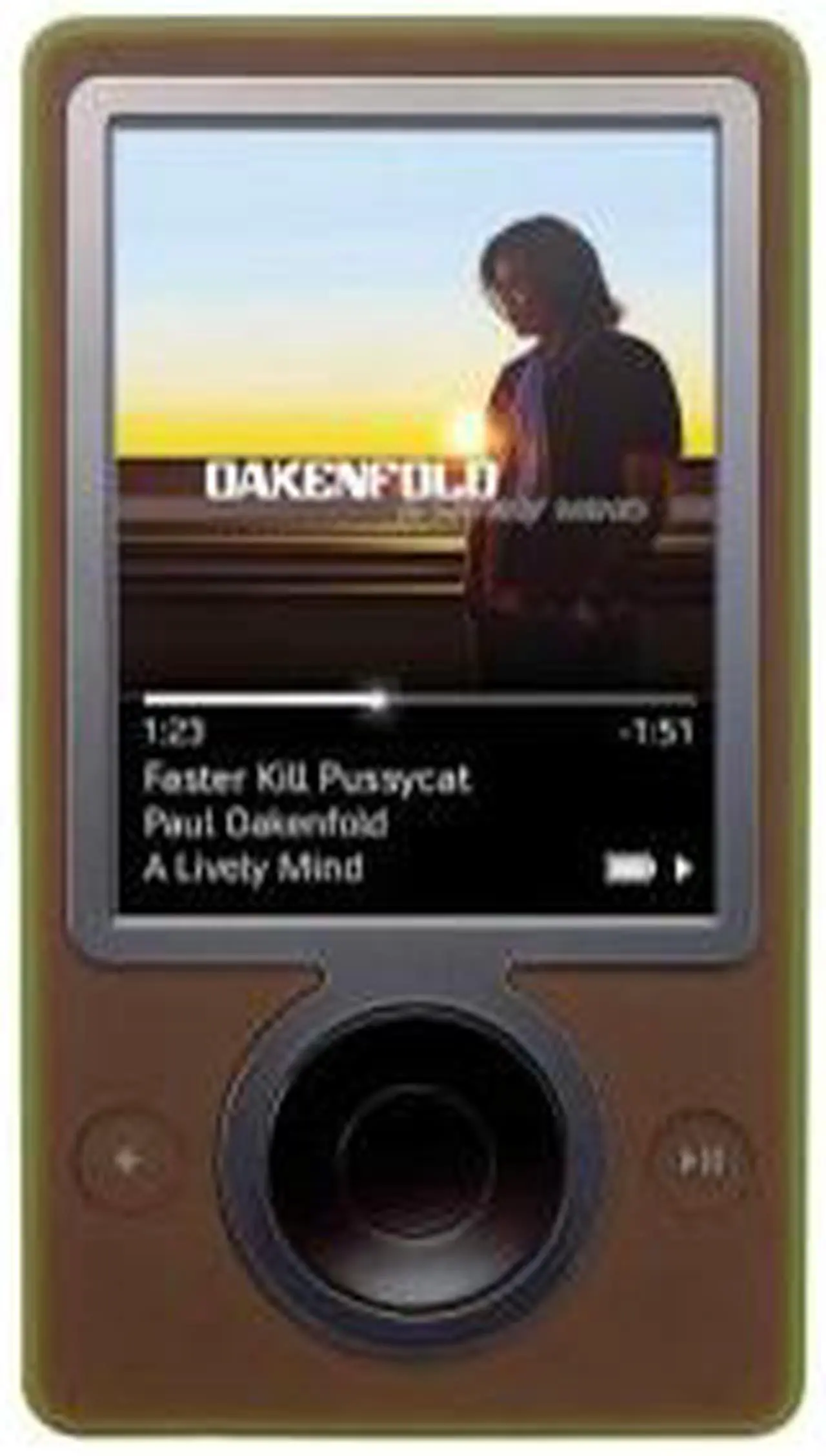 Main image of Microsoft Zune 3" Brown 30GB MP3 / MP4 Player JS8-00003