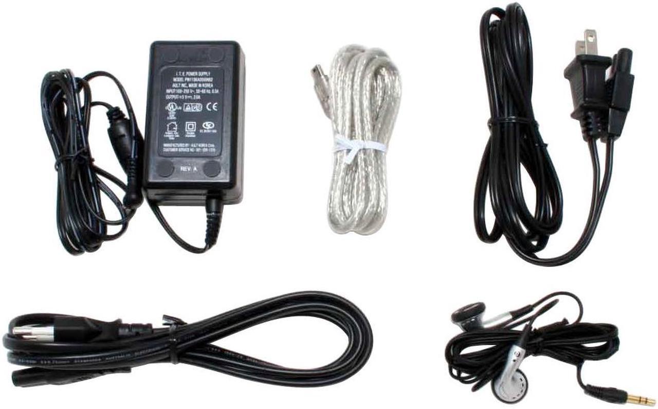 Alt view image 11 of 14 - SupportPlus 3.5" Black 20GB MP3 / MP4 Player PMP51C-0003
