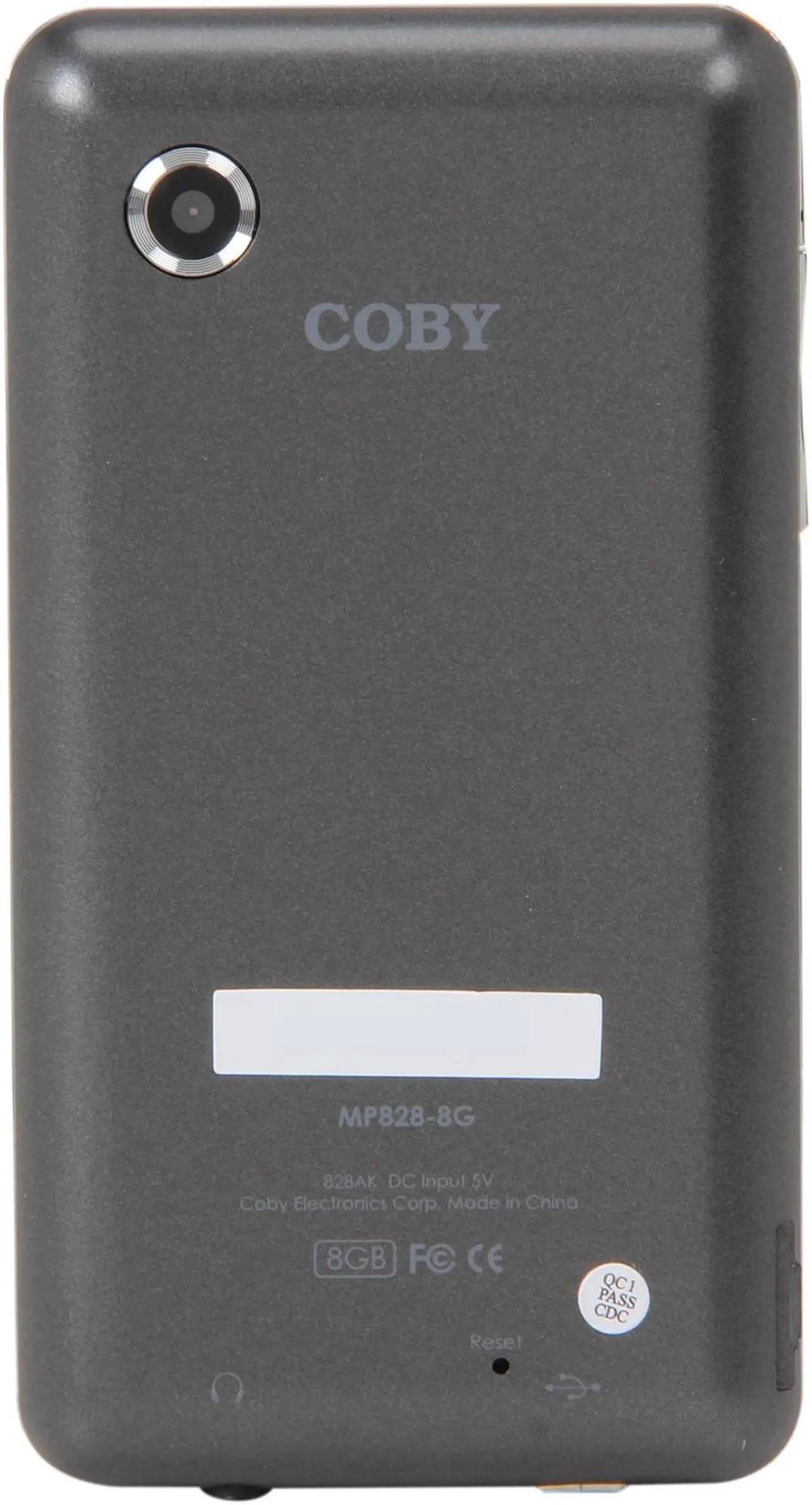Alt view image 5 of 8 - Coby 2.8" Black 8GB Video MP3 Player MP828