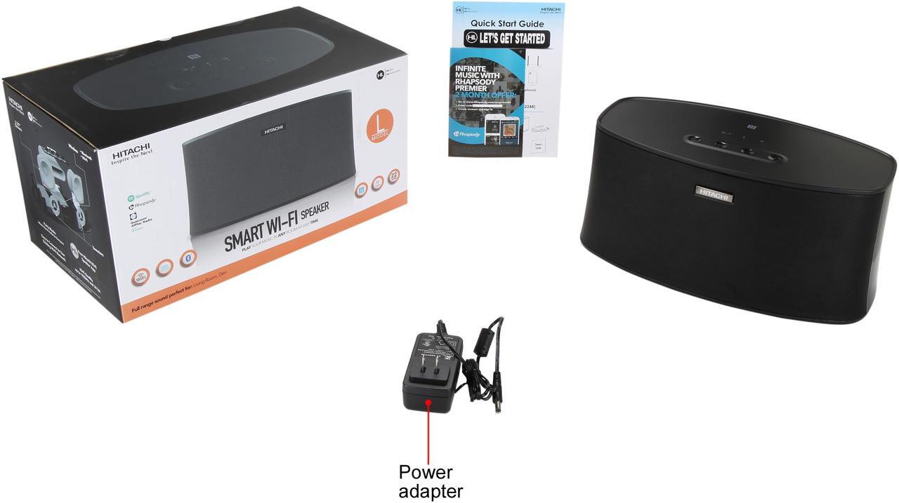 Alt view image 8 of 7 - Hitachi W200 Smart Wireless Speaker