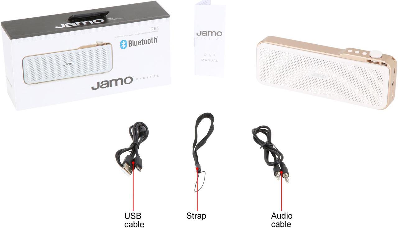 Alt view image 8 of 7 - Jamo DS3 1062868 Wireless Portable Speaker (Champagne)