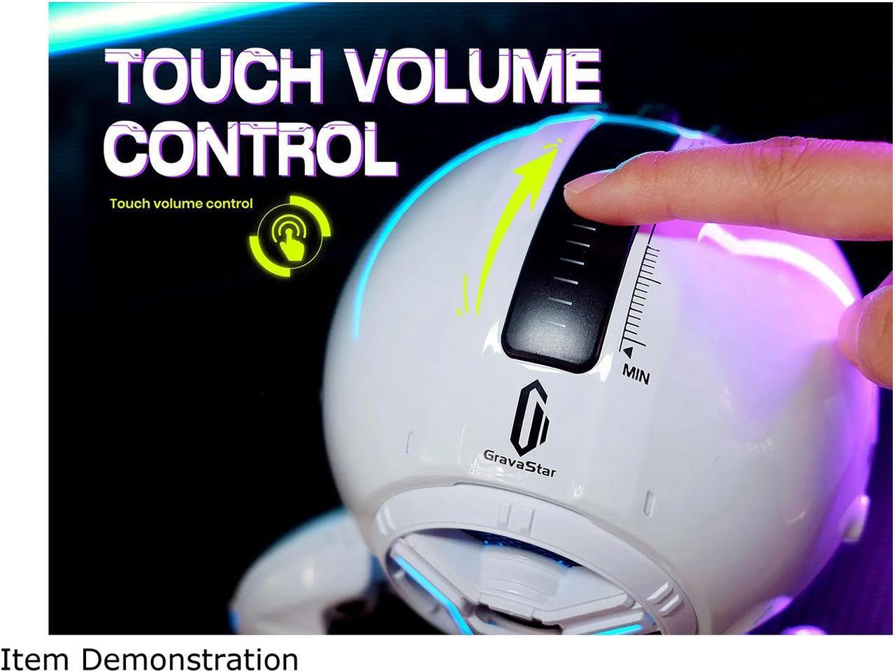 Alt view image 8 of 8 - Gravastar Mars Pro Sci-fi Bluetooth Wireless Speaker - White