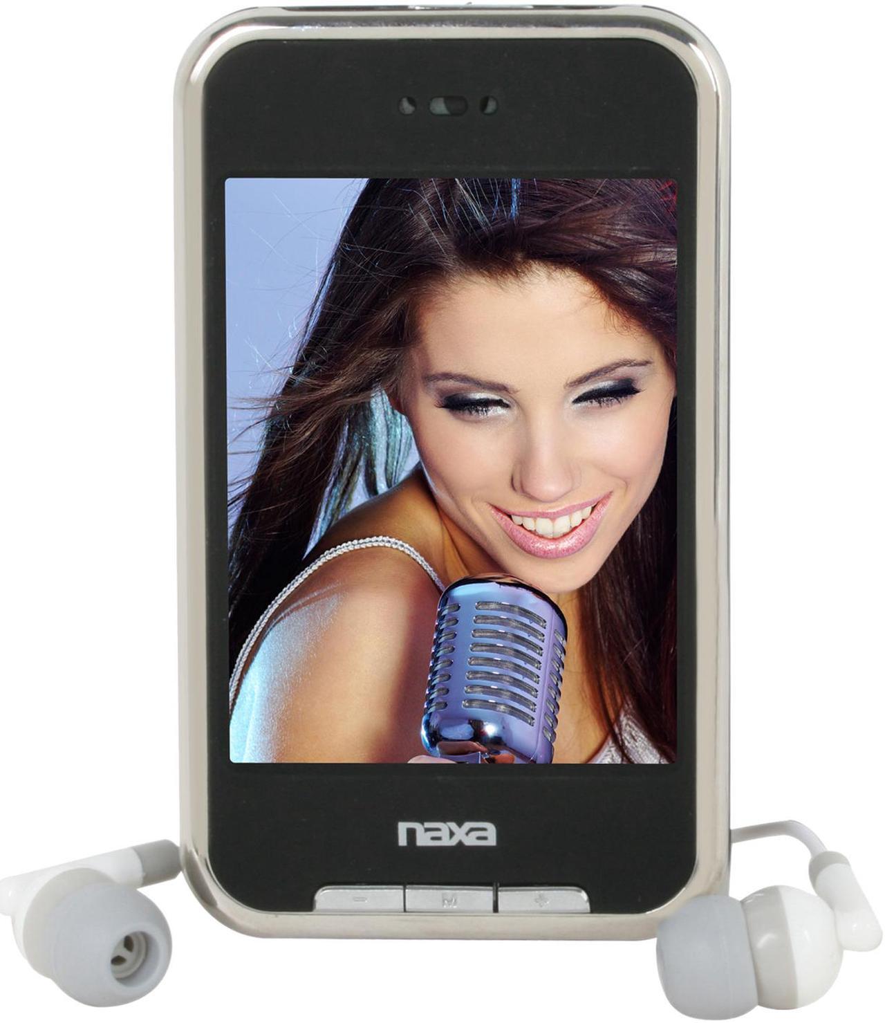 Main image of Naxa 2.8" Black 4GB Portable Media Player NMV-155