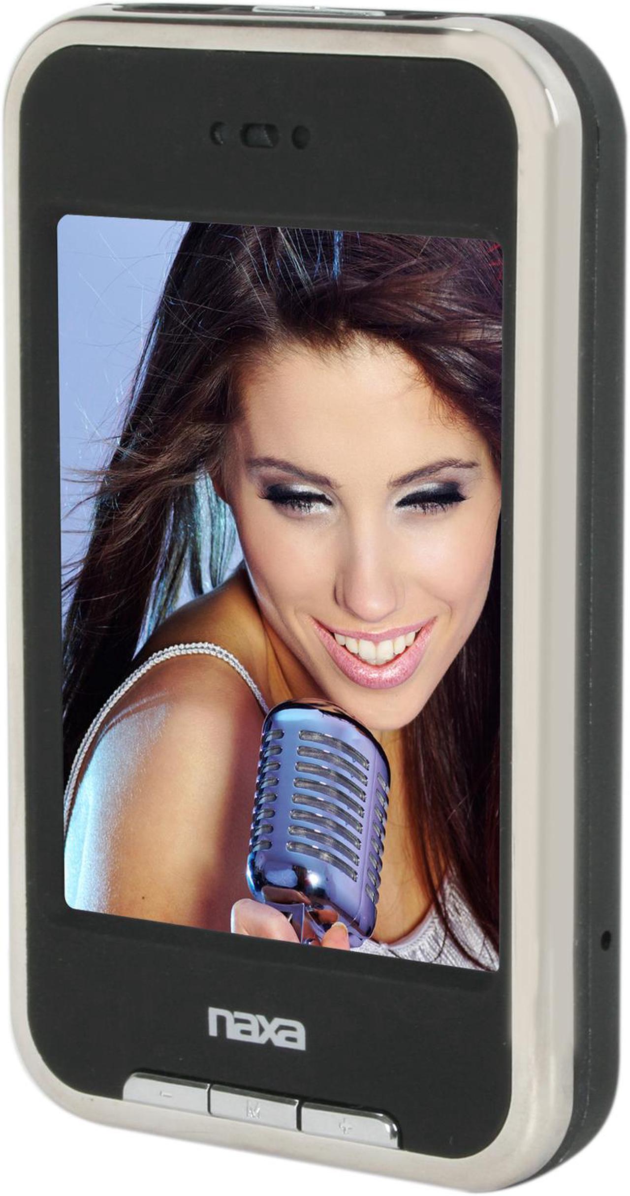 Alt view image 2 of 9 - Naxa 2.8" Black 4GB Portable Media Player NMV-155