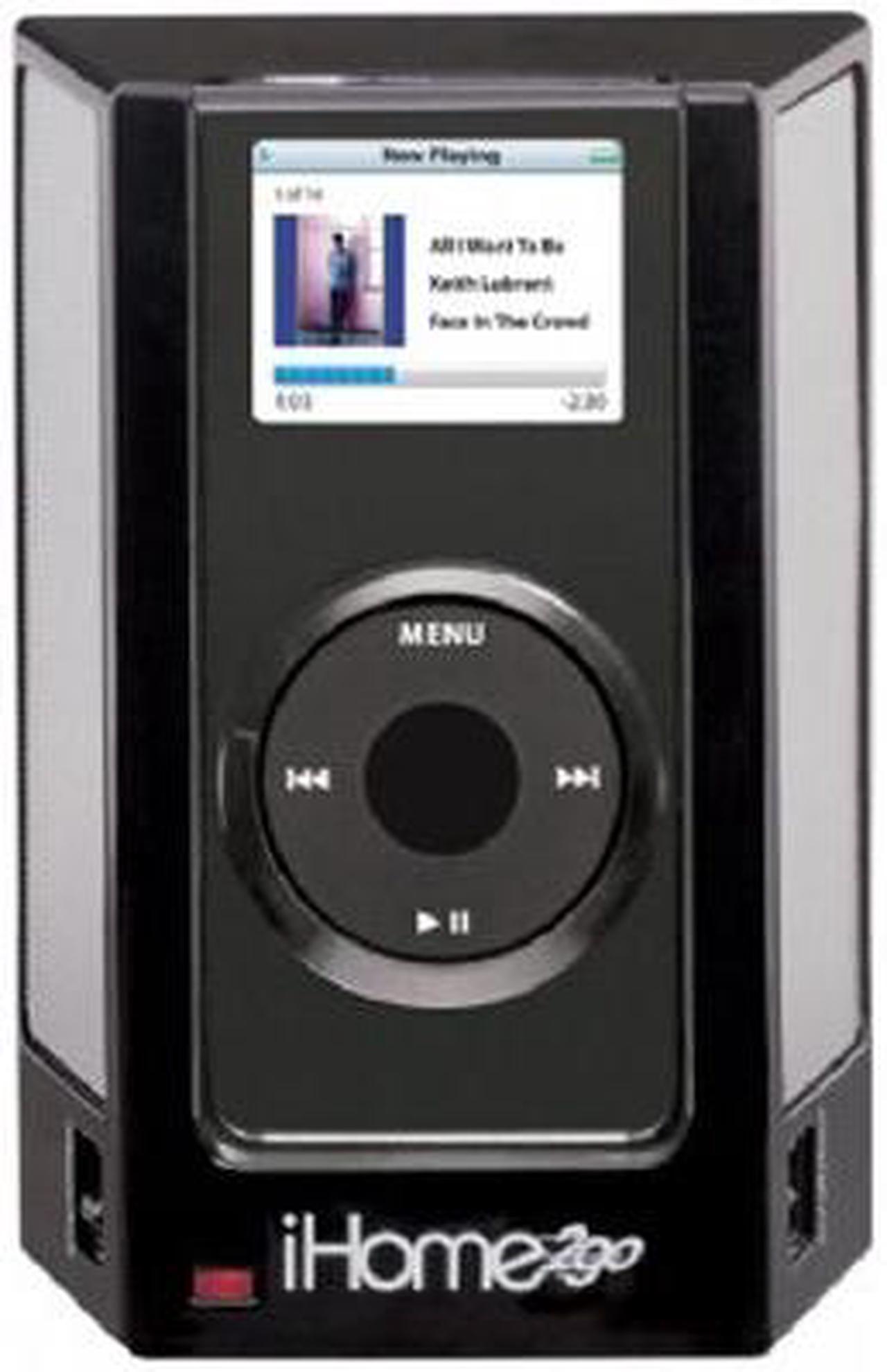 iHome iHM1B2 Personal Speaker System for iPod nano 1G & 2G