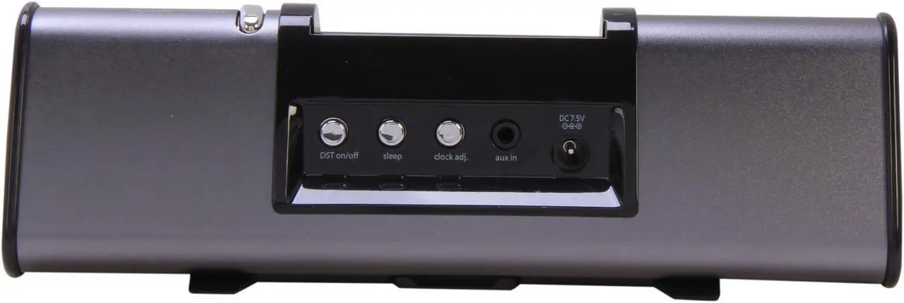 Alt view image 4 of 6 - iHome Portable Stereo Alarm Clock with iPod Dock iH16