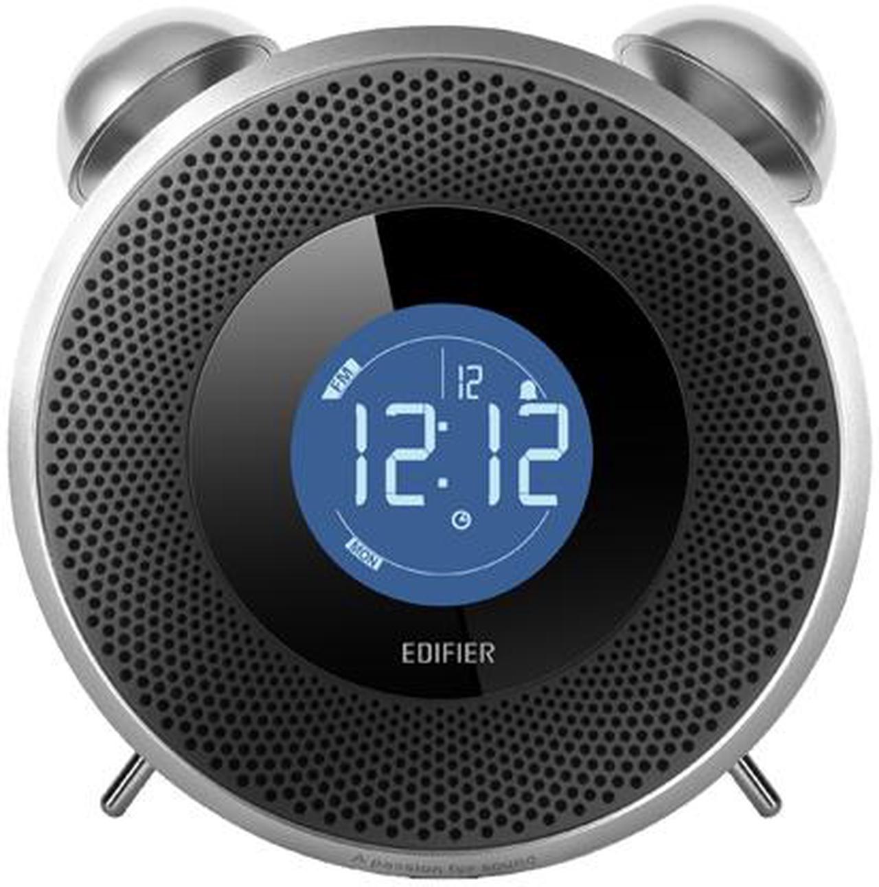 Edifier Tick Tock Alarm clock speaker system with SD/ USB/ AUX and FM Radio input MF240 - White