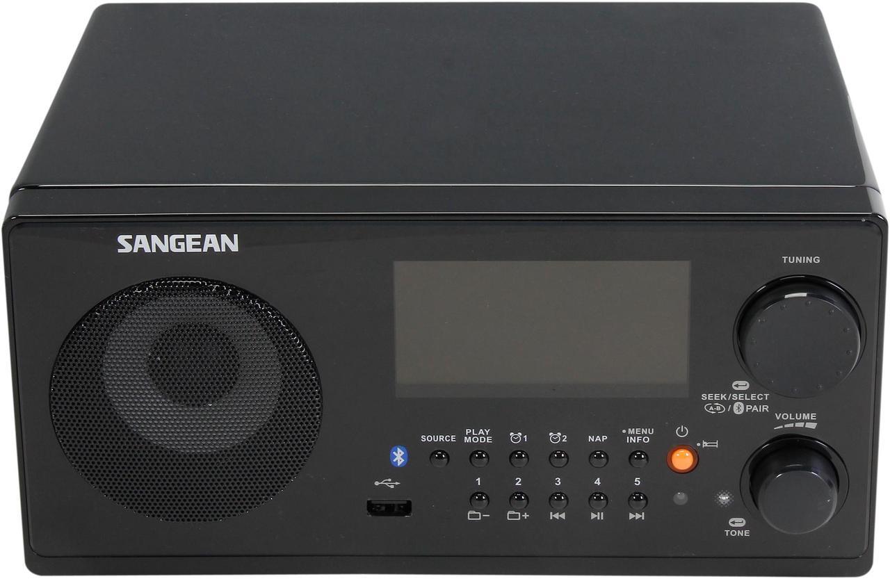 Alt view image 2 of 5 - SANGEAN FM-RBDS / AM / USB / Bluetooth Digital Receiver WR-22BK