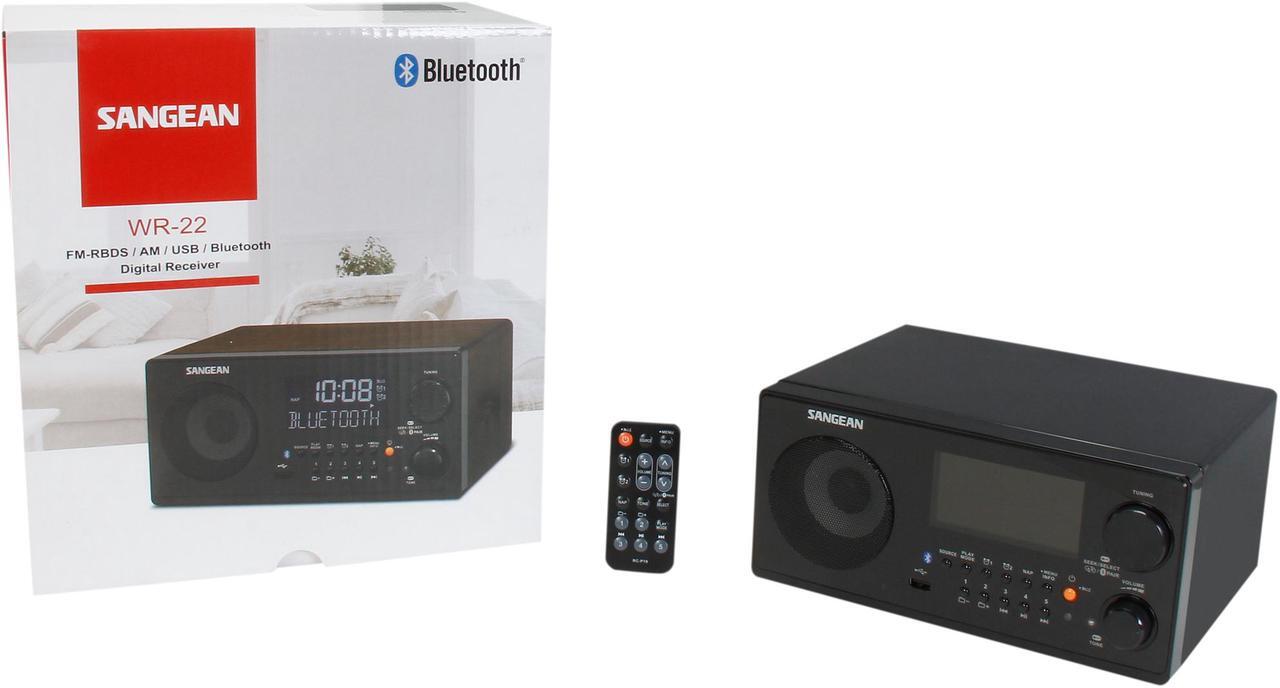 Alt view image 5 of 5 - SANGEAN FM-RBDS / AM / USB / Bluetooth Digital Receiver WR-22BK
