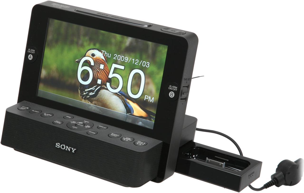 Main image of SONY - Multi-Function Clock Radio Compatible w/ most iPods, iPhones ICF-CL75iP