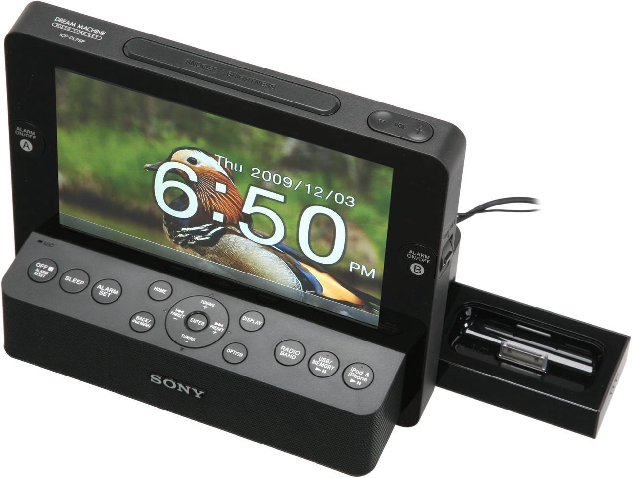 Alt view image 6 of 8 - SONY - Multi-Function Clock Radio Compatible w/ most iPods, iPhones ICF-CL75iP