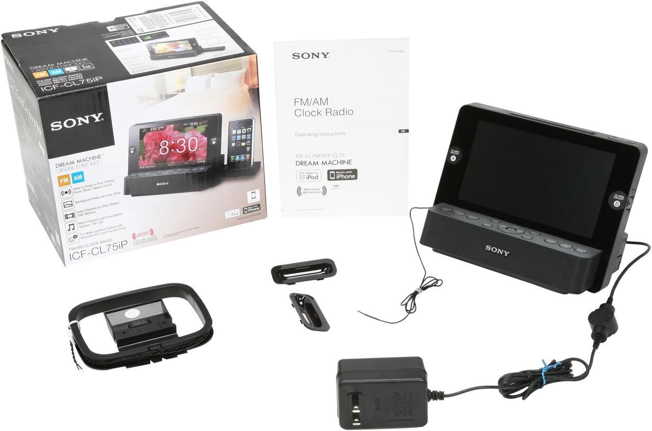 Alt view image 8 of 8 - SONY - Multi-Function Clock Radio Compatible w/ most iPods, iPhones ICF-CL75iP