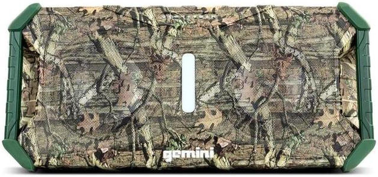 Alt view image 4 of 8 - Gemini Soundsplash Portable Waterproof Wireless Bluetooth Speaker W/ Multi-Colored LED Light Show - Mossy Oak