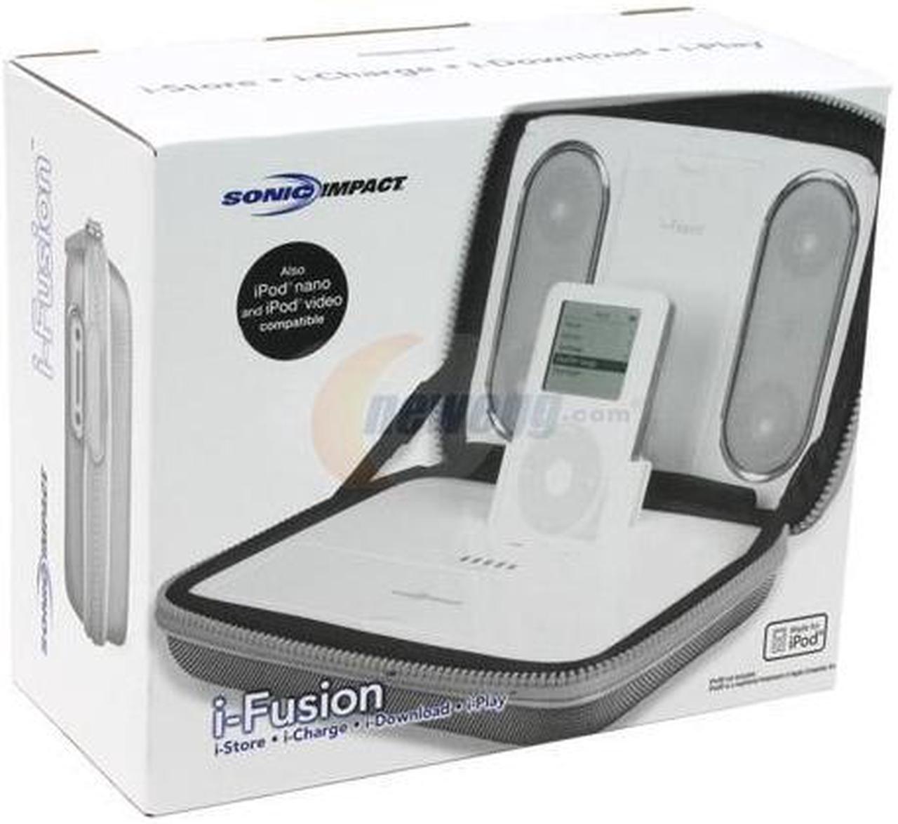 Alt view image 11 of 11 - Sonic Impact Portable Speakers for iPod Model i-Fusion