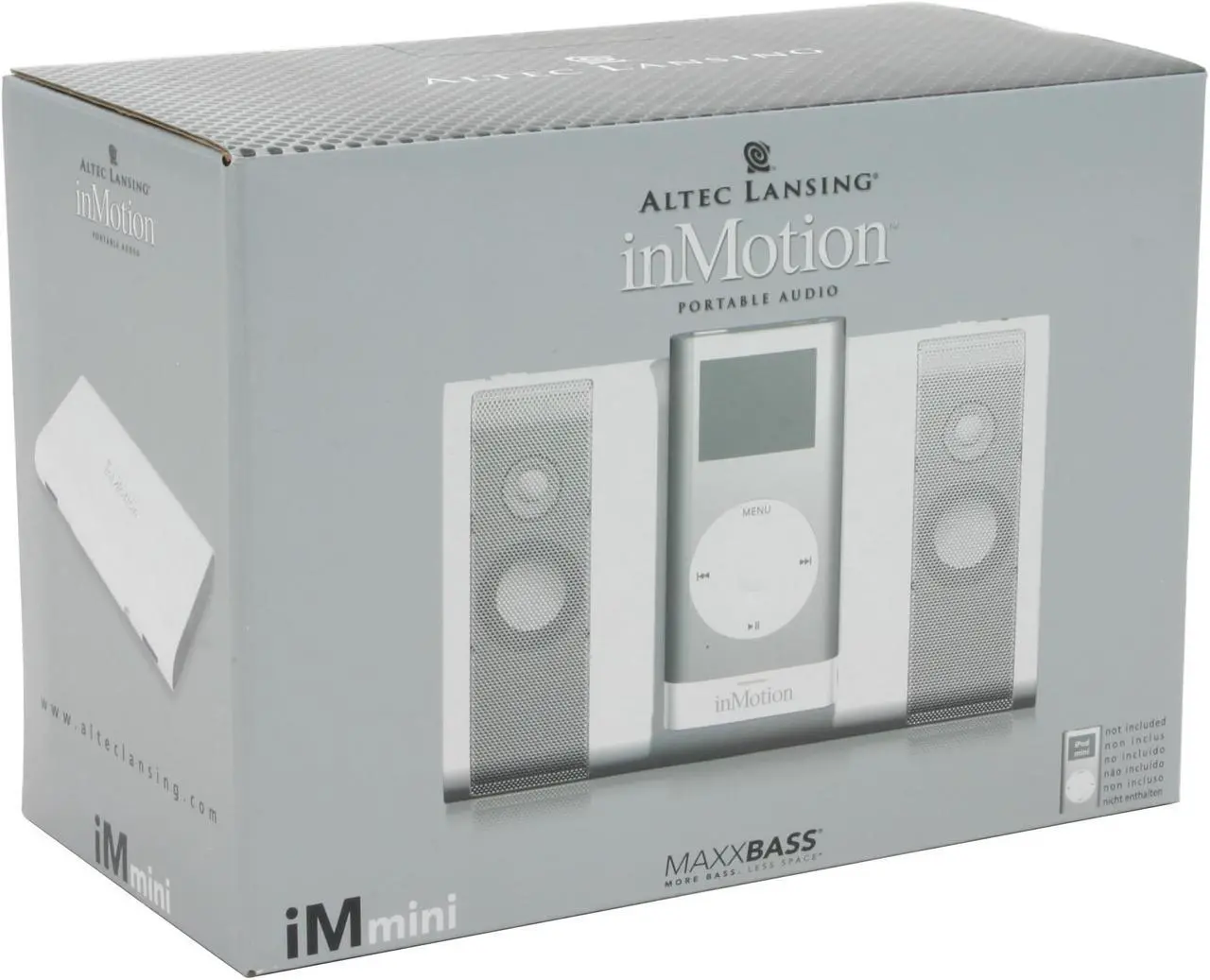 Alt view image 7 of 7 - ALTEC LANSING inMotion Portable Audio System Model iMmini