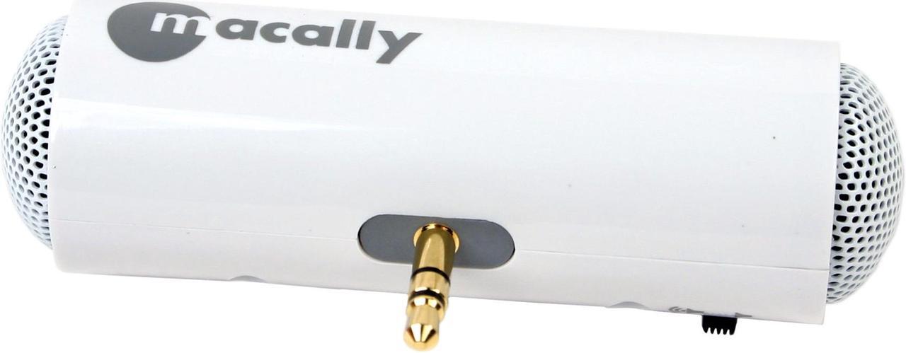 Main image of Macally IP-A111 Podwave Portable Stereo Speakers for iPod and MP3 Players, White - OEM