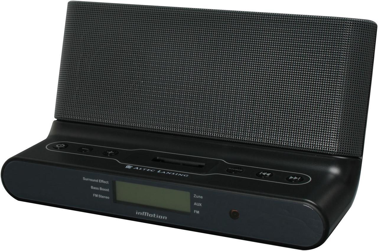 Alt view image 2 of 8 - Altec Lansing inMotion im414 ZUNE Speaker Dock with FM Radio