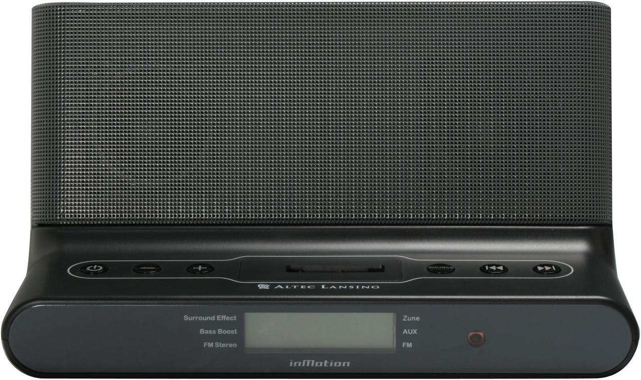 Alt view image 3 of 8 - Altec Lansing inMotion im414 ZUNE Speaker Dock with FM Radio
