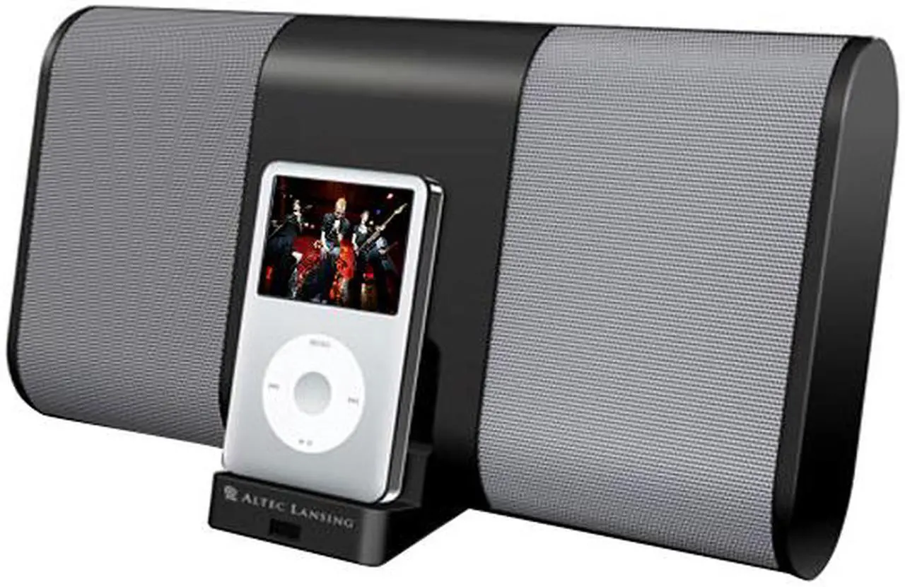 Alt view image 2 of 6 - Altec Lansing iM310 Digital Speaker System for iPod, Black