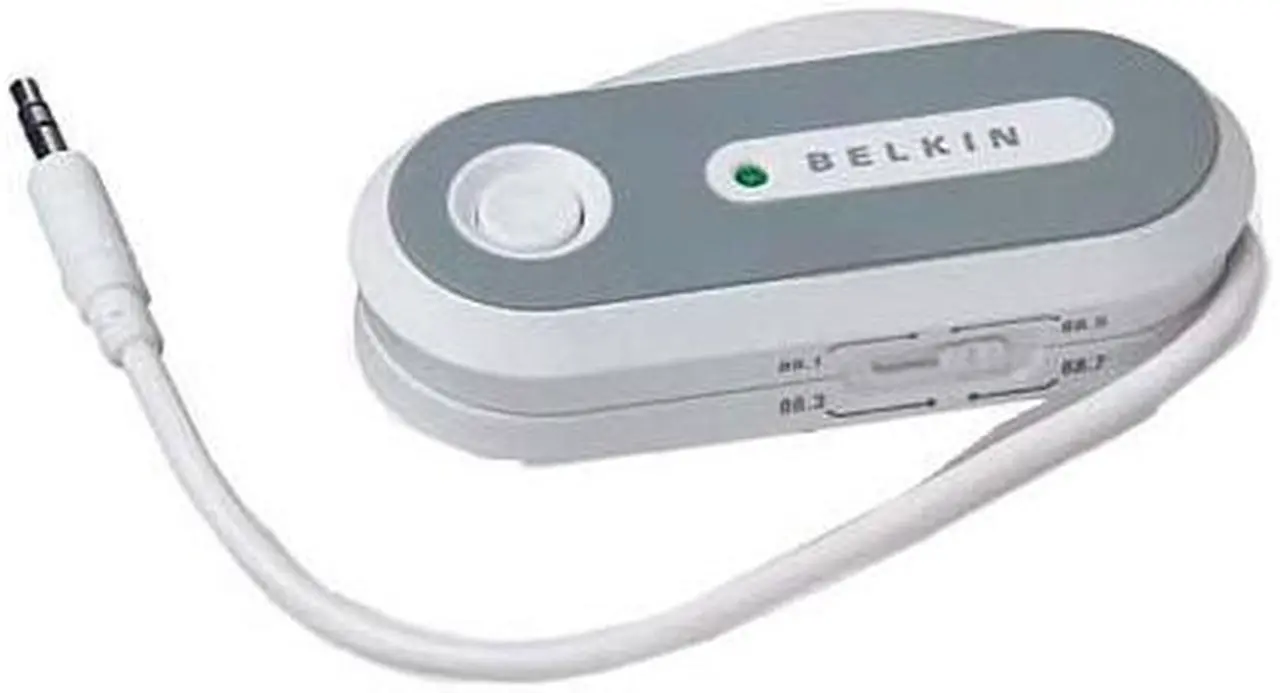 Main image of BELKIN White TuneCast Mobile FM Transmitter for iPod Model F8V367-APL