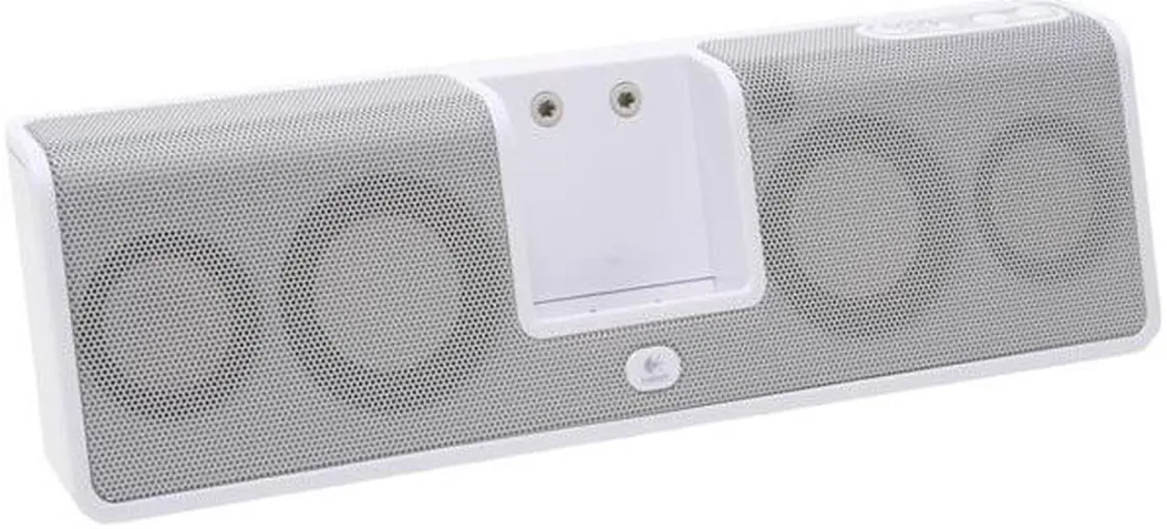 Main image of Logitech Portable Speakers for iPod White Model mm50