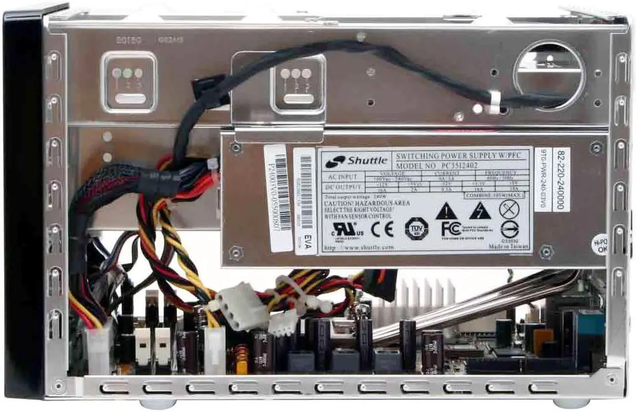 Alt view image 7 of 12 - Shuttle XPC SK22G2B AMD Socket AM2 VIA K8M890CE Barebone