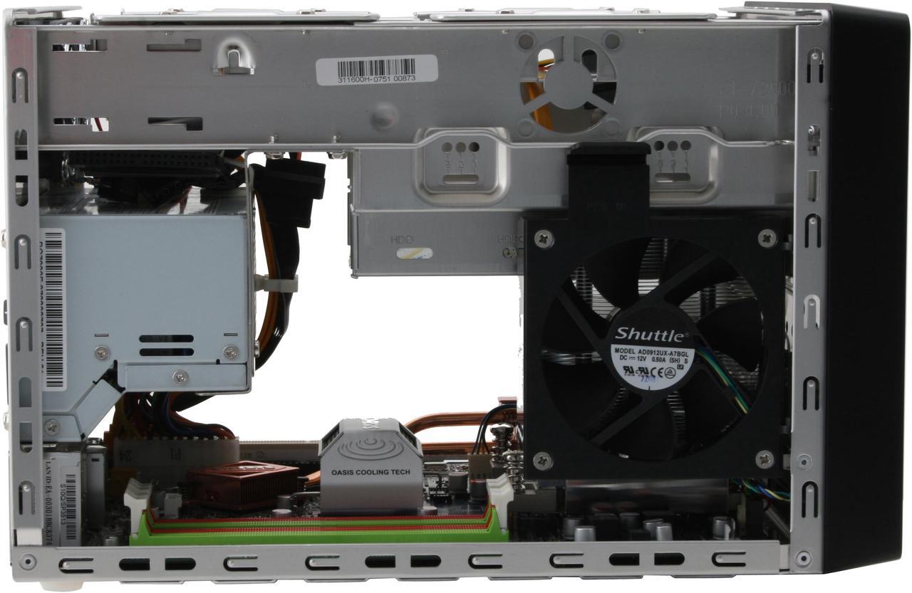 Alt view image 7 of 10 - Shuttle SP35P2-Pro Intel Socket T(LGA775) Intel P35 prima small form factor  fingerprint recognition wireless black XPC Barebone