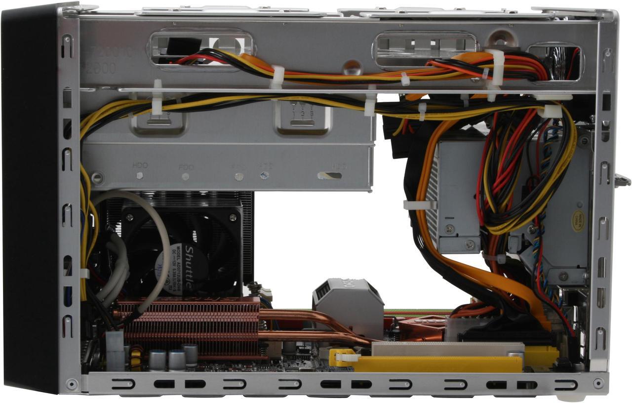 Alt view image 8 of 10 - Shuttle SP35P2-Pro Intel Socket T(LGA775) Intel P35 prima small form factor  fingerprint recognition wireless black XPC Barebone