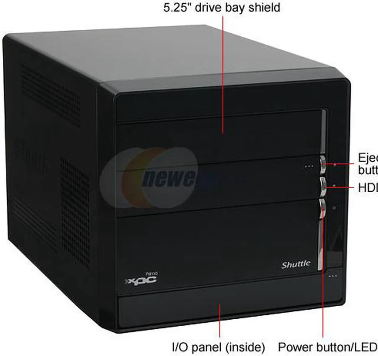 Alt view image 3 of 12 - Shuttle SP35P2-Pro Intel Socket T(LGA775) Intel P35 XPC Barebone