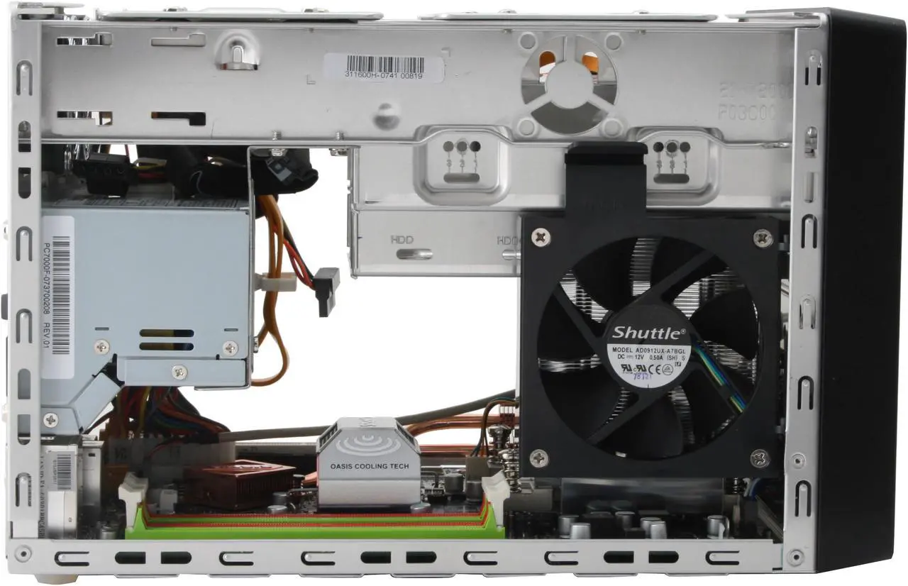 Alt view image 7 of 12 - Shuttle SP35P2-Pro Intel Socket T(LGA775) Intel P35 XPC Barebone