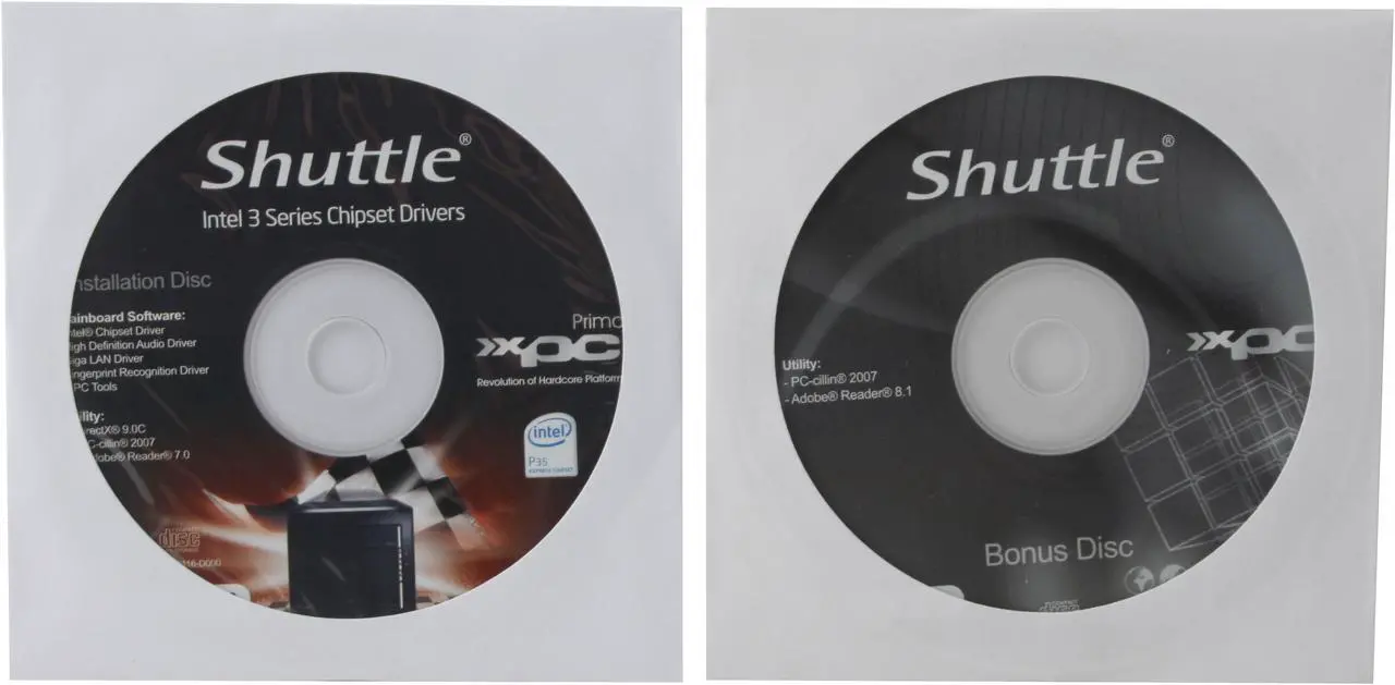 Alt view image 10 of 12 - Shuttle SP35P2-Pro Intel Socket T(LGA775) Intel P35 XPC Barebone