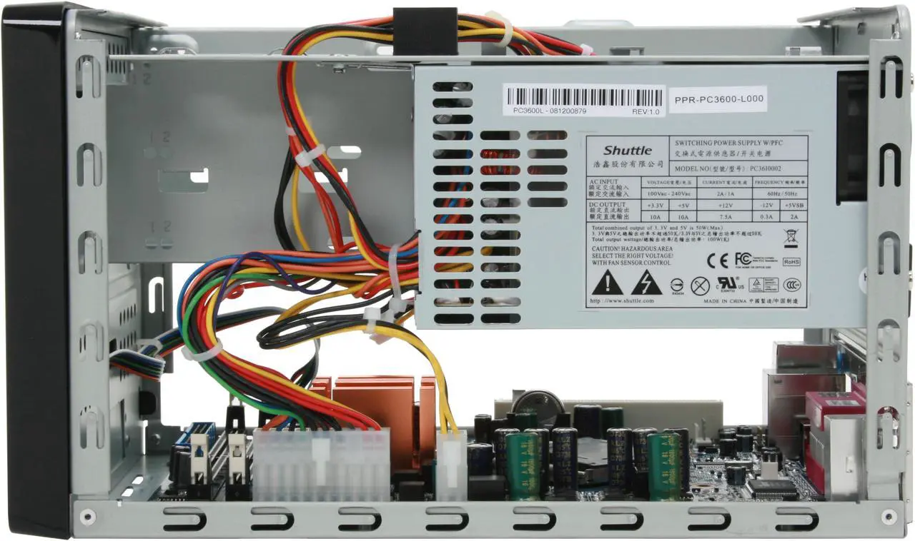 Alt view image 9 of 10 - Shuttle KPC K45-Black Intel Socket T(LGA775) Intel 945GC KPC Barebone