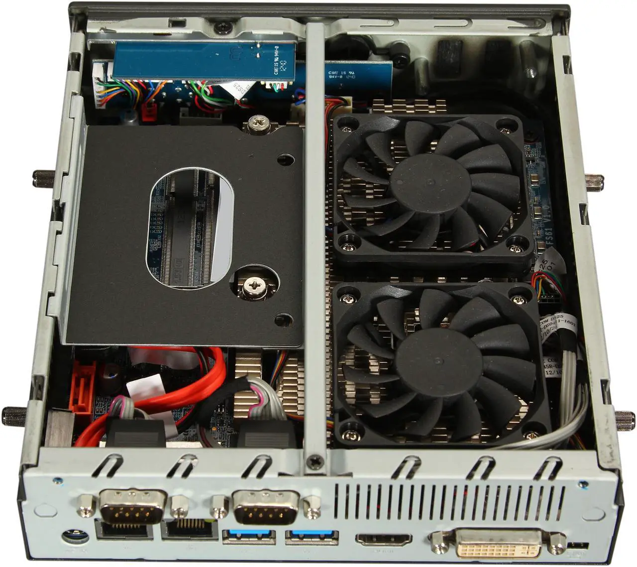 Alt view image 5 of 7 - Shuttle DS61 Intel H61 Black Mini / Booksize Barebone System