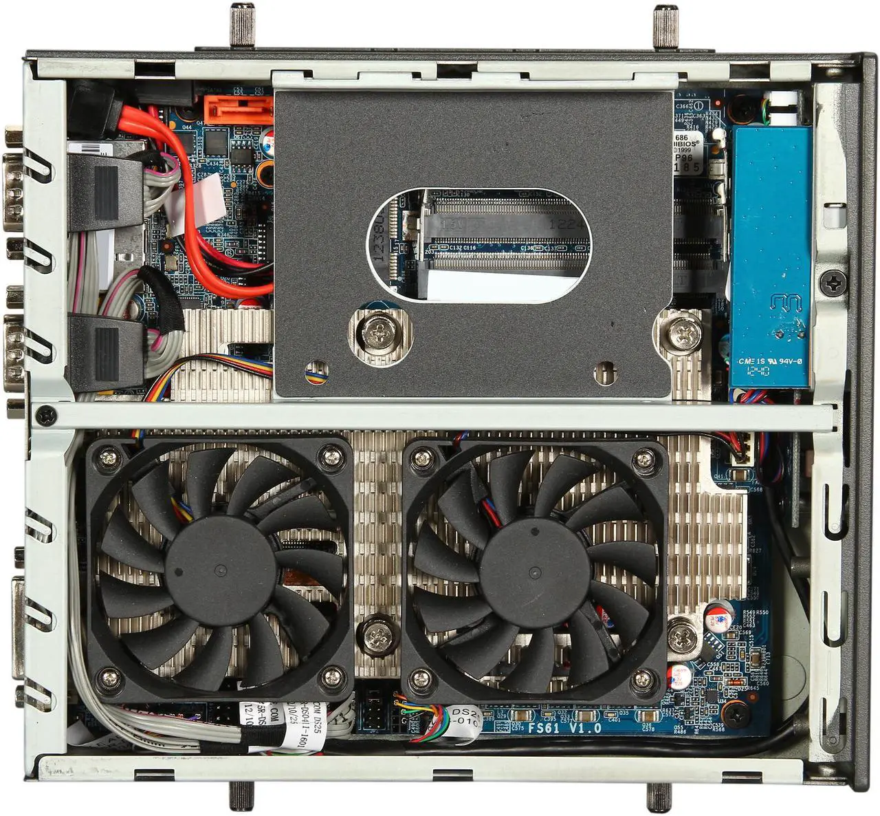 Alt view image 6 of 7 - Shuttle DS61 Intel H61 Black Mini / Booksize Barebone System