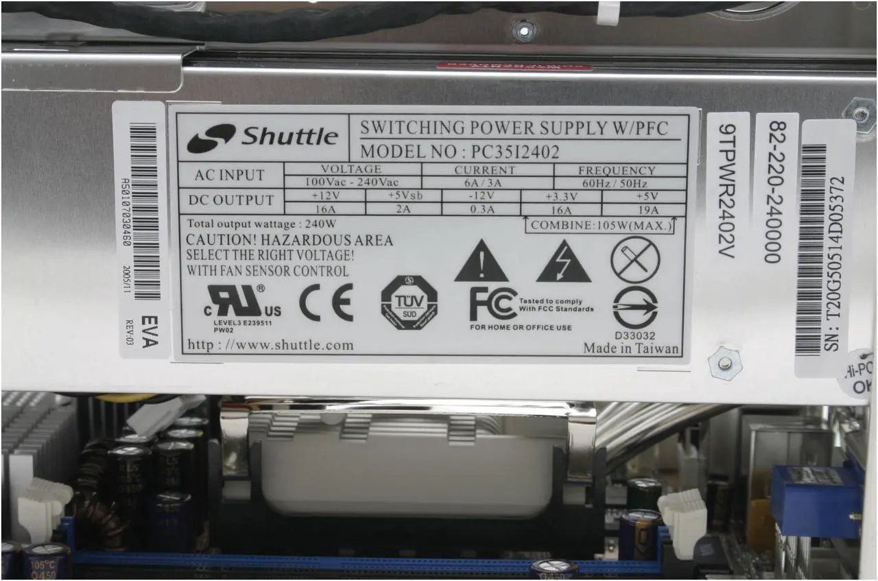 Alt view image 11 of 13 - Shuttle ST20G5 AMD Socket 939 ATI XPRESS 200 Barebone