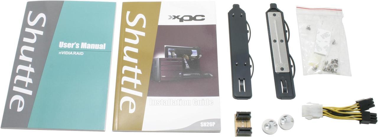 Alt view image 12 of 14 - Shuttle XPC SN26-P1-BK-V1 AMD Socket 939 NVIDIA nForce4 SLI Barebone