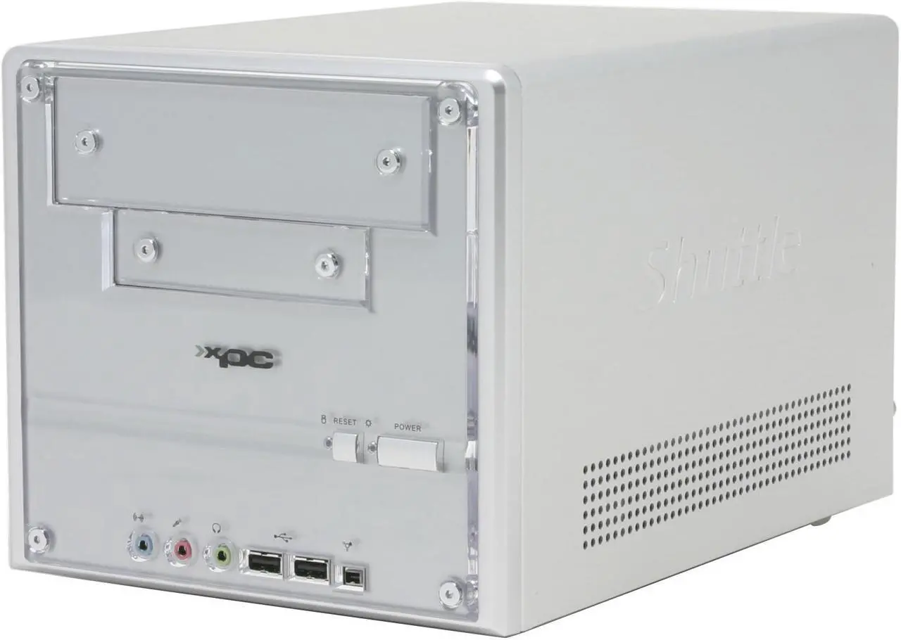 Alt view image 2 of 9 - Shuttle SK21-G1-SV-V1 AMD Socket 754 VIA K8M800 Barebone