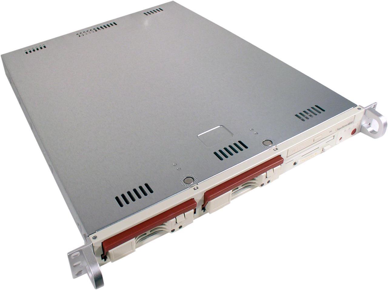 Alt view image 2 of 7 - SUPERMICRO SYS-6013A-T 1U Rackmount Barebone Server-Rackmount Dual mPGA604 ZIF Sockets Intel E7501 DDR 266/200 registered ECC