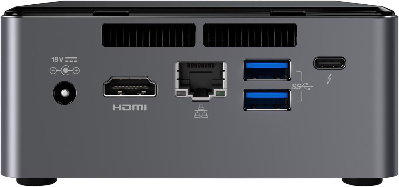 Alt view image 3 of 4 - Intel NUC (Next Unit of Computing) BOXNUC7I5BNH Black Barebone Systems - Mini / Booksize