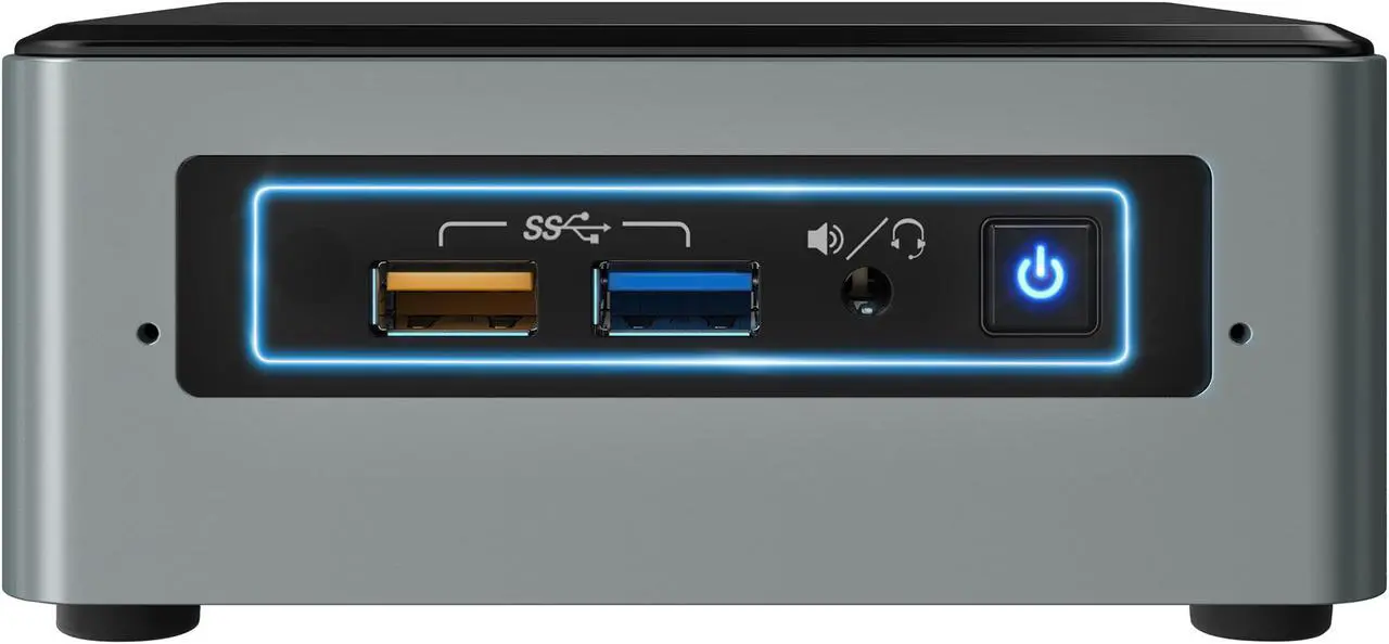 Main image of Intel NUC (Next Unit of Computing) BOXNUC6CAYH Black Barebone Systems - Mini / Booksize