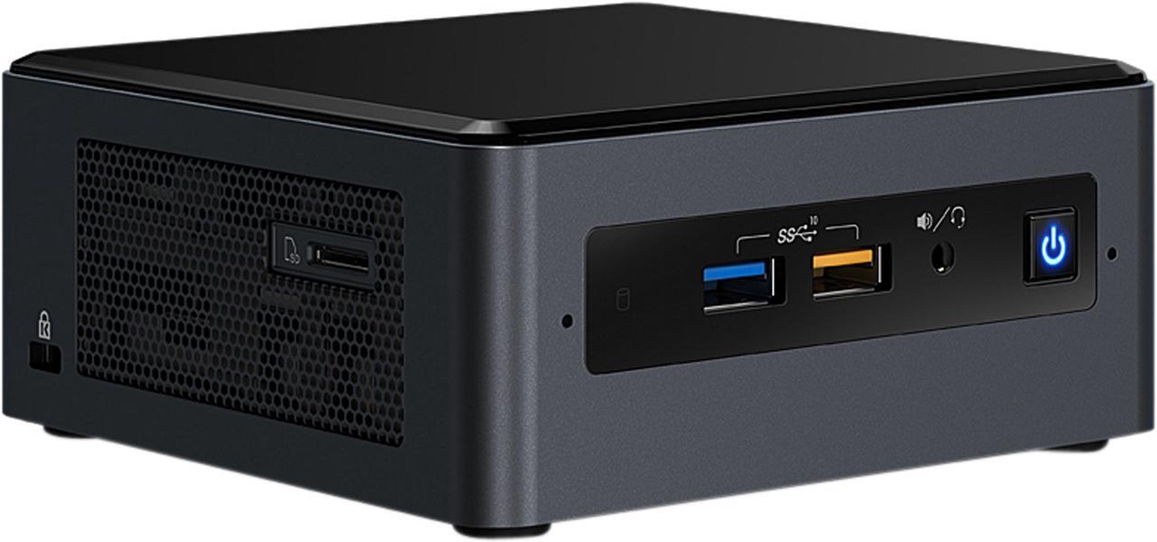 Main image of Intel NUC (Next Unit of Computing) BOXNUC8i7BEH1 Intel i7 Quad Core Black Mini / Booksize Barebone System