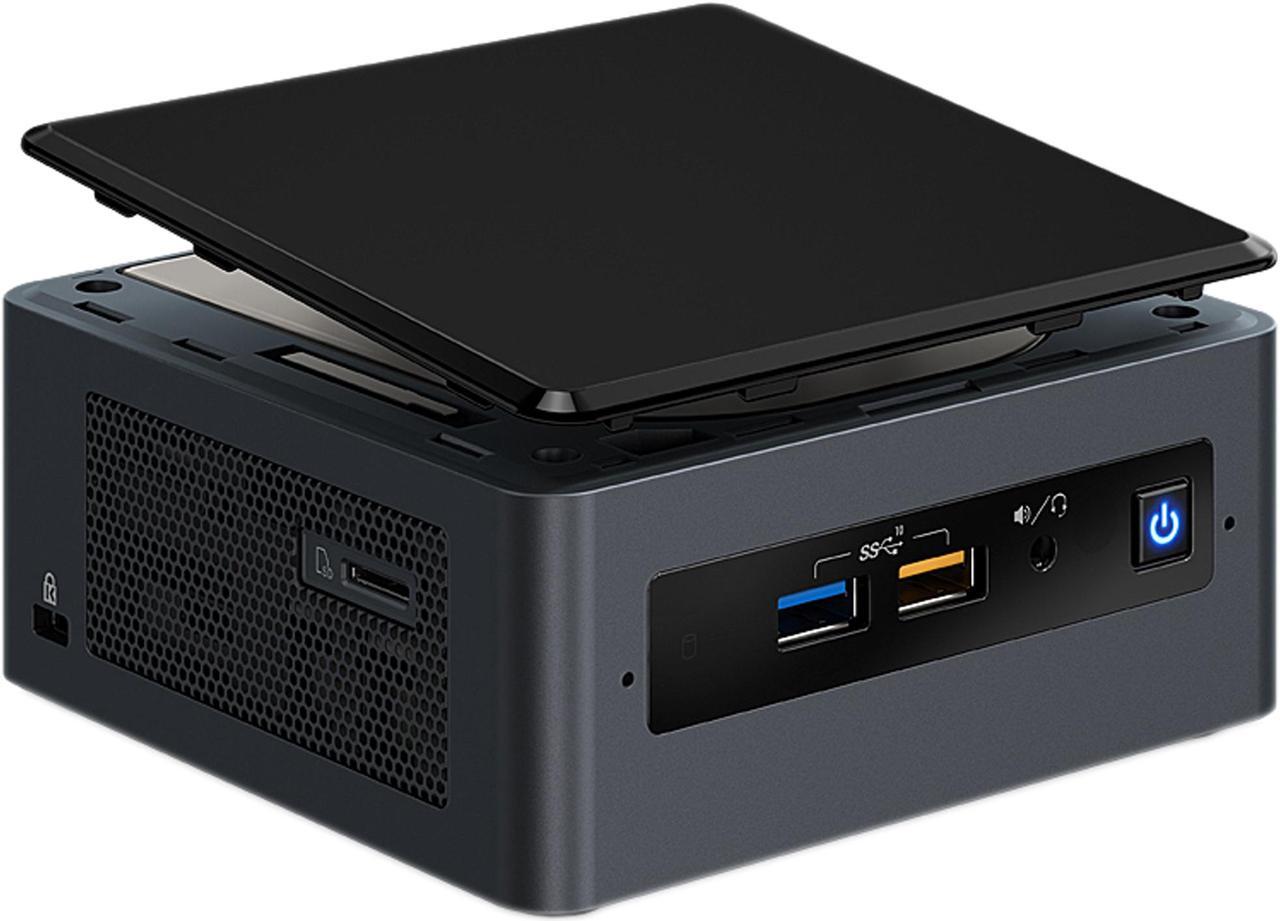 Alt view image 2 of 11 - Intel NUC (Next Unit of Computing) BOXNUC8i7BEH1 Intel i7 Quad Core Black Mini / Booksize Barebone System