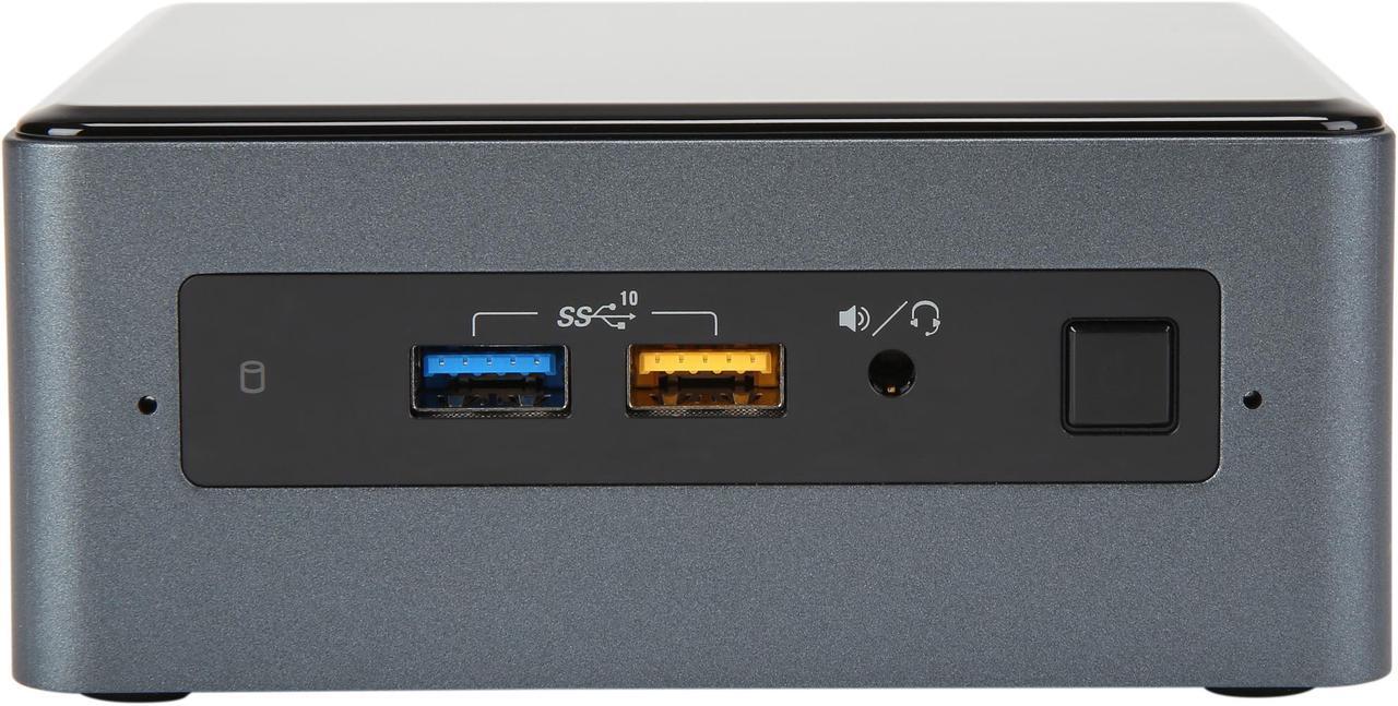 Alt view image 4 of 11 - Intel NUC (Next Unit of Computing) BOXNUC8i7BEH1 Intel i7 Quad Core Black Mini / Booksize Barebone System