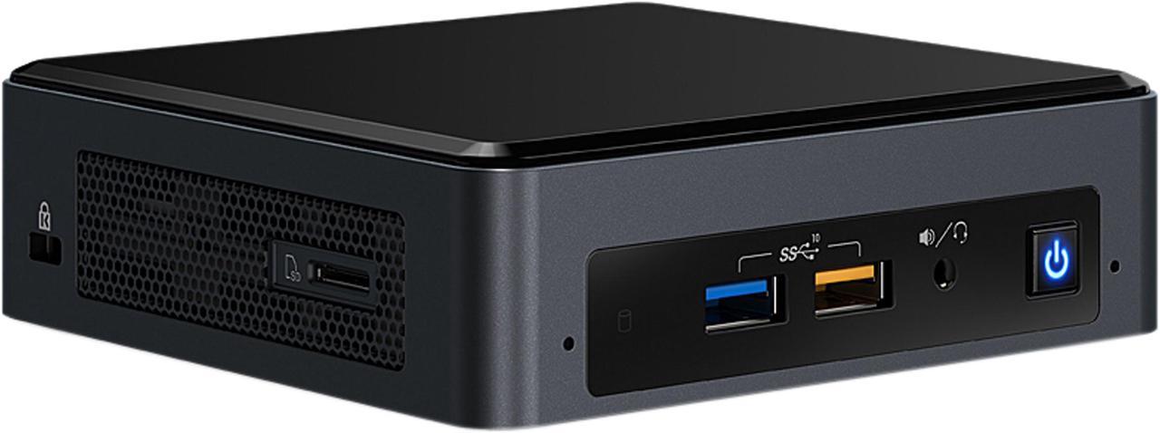 Intel NUC (Next Unit of Computing) BOXNUC8i5BEK1 Intel Quad Core i5 Black Mini / Booksize Barebone System