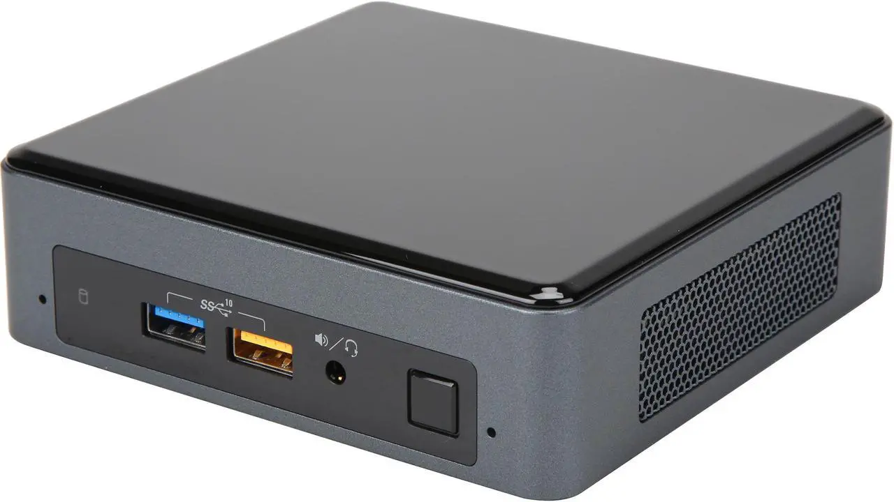 Main image of Intel NUC (Next Unit of Computing) BOXNUC8i3BEK1 Black Mini / Booksize Barebone System