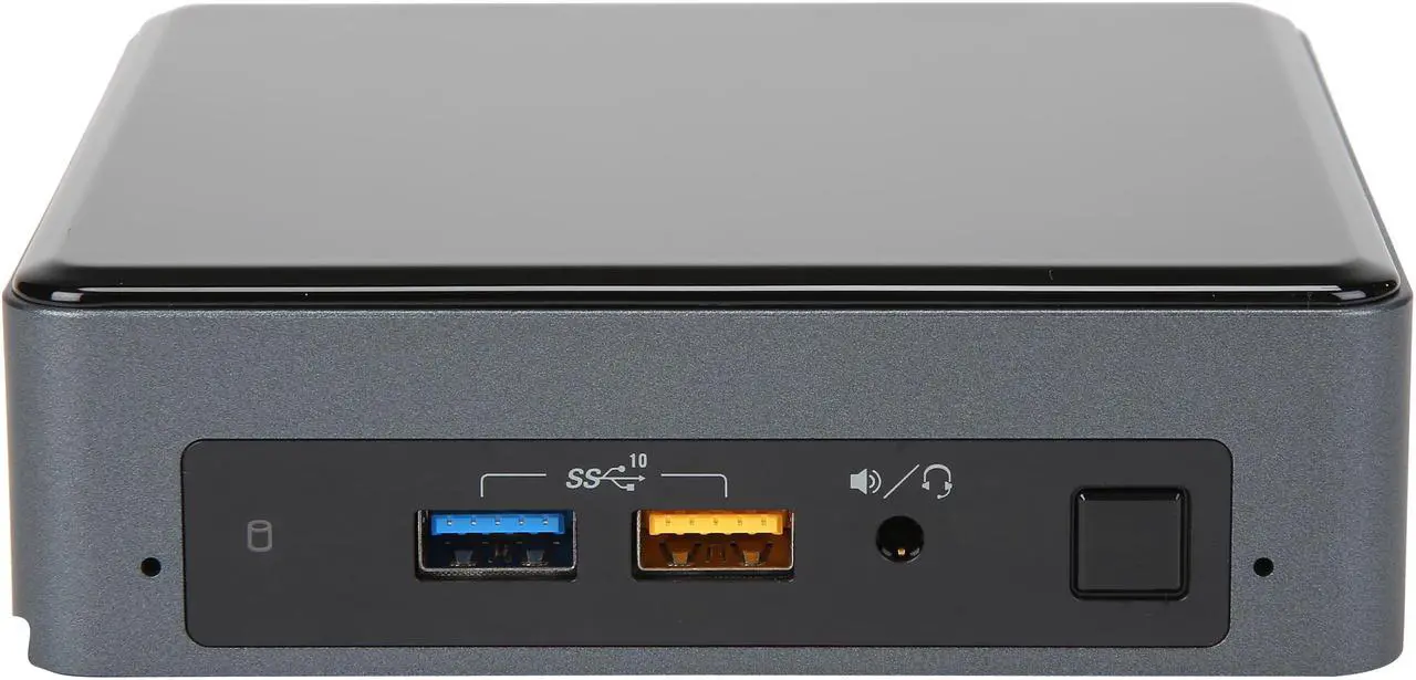 Alt view image 3 of 9 - Intel NUC (Next Unit of Computing) BOXNUC8i3BEK1 Black Mini / Booksize Barebone System