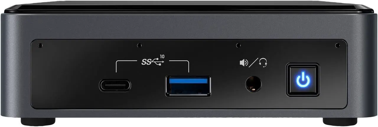Alt view image 3 of 8 - Intel NUC 10 BXNUC10I7FNK1 10th Generation Intel Core i7-10710U Supports up to 3 Displays 5 USB Ports Mini / Booksize Barebone System
