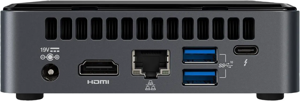 Alt view image 5 of 8 - Intel NUC 10 BXNUC10I7FNK1 10th Generation Intel Core i7-10710U Supports up to 3 Displays 5 USB Ports Mini / Booksize Barebone System