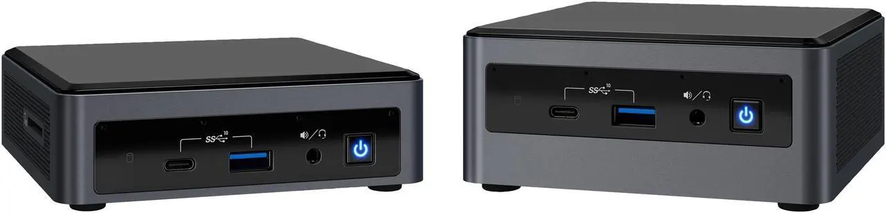 Alt view image 7 of 8 - Intel NUC 10 BXNUC10I7FNK1 10th Generation Intel Core i7-10710U Supports up to 3 Displays 5 USB Ports Mini / Booksize Barebone System